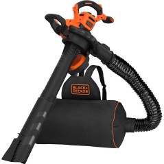 BLACKDECKER BEBLV300-QS 3000W Electric Leaf Blower & Vacuum - Powerful, Efficient Garden Cleanup Tool